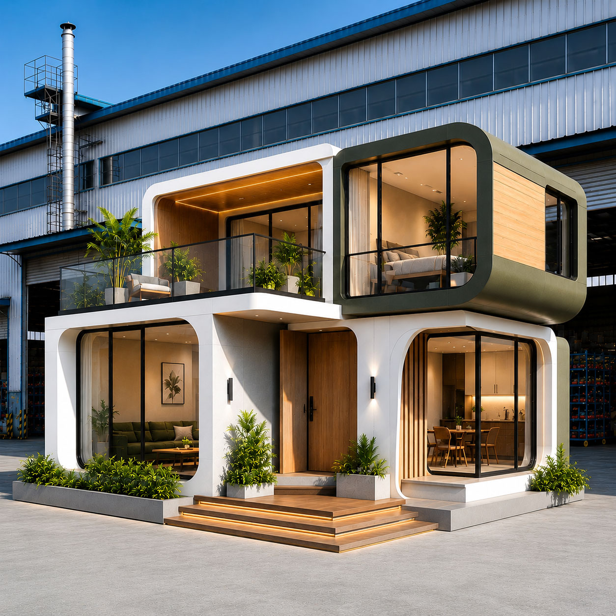 <strong>Two-story Capsule Villa（Spacecraft Housing Series）</strong>