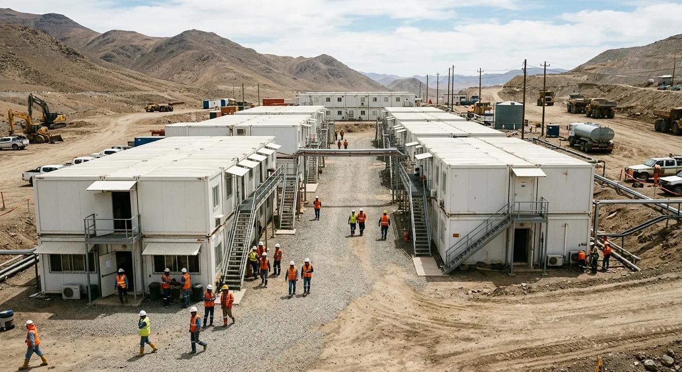 Foldable Container Camp – Fast Deployment for Mining & Construction Projects