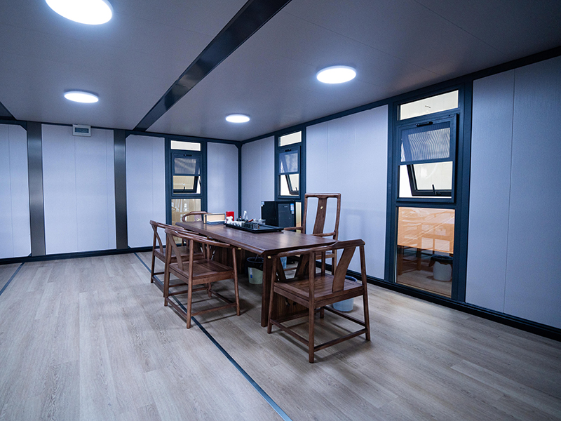 Two-level Flat-roof Double-side Expandable Modular Home(Image3)