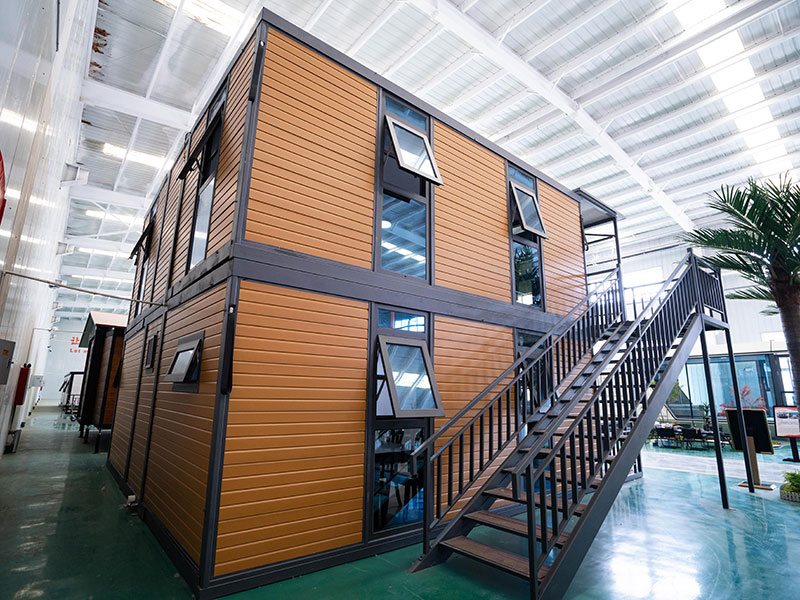 Two-level Flat-roof Double-side Expandable Modular Home(Image5)
