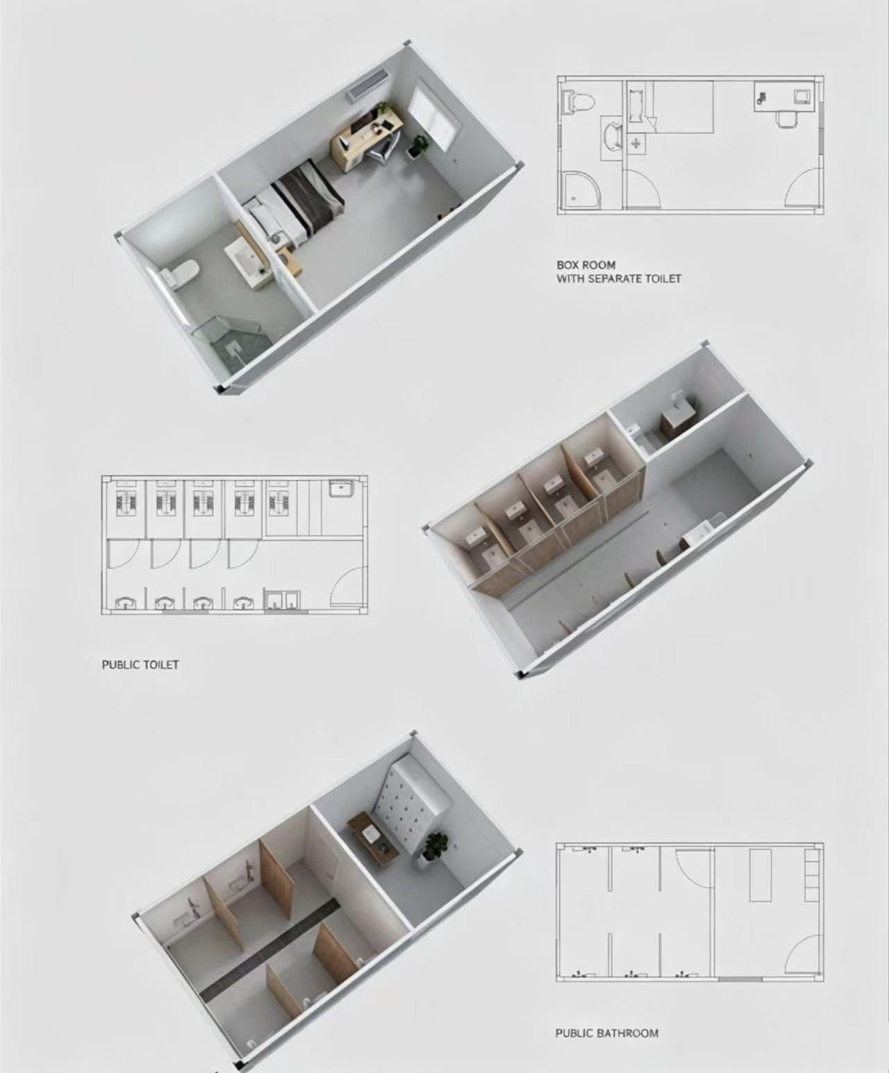 Earthquake Resistant Soundproof Waterproof Flat Pack Container House for Mining and Office Applications(Image1)